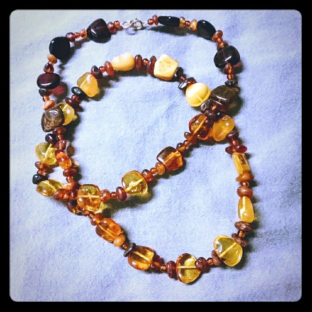 Amber Necklace 22 Inches